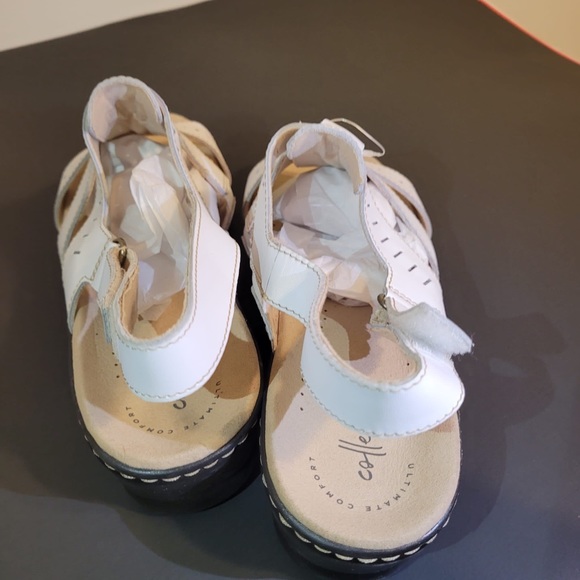 NWOT clarks collection léxico Qwin slingback sanéala shoes Sz 9.5 - Picture 4 of 9